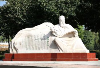 酒泉中国历史名人北宋著名文学家欧阳修公园景观雕塑