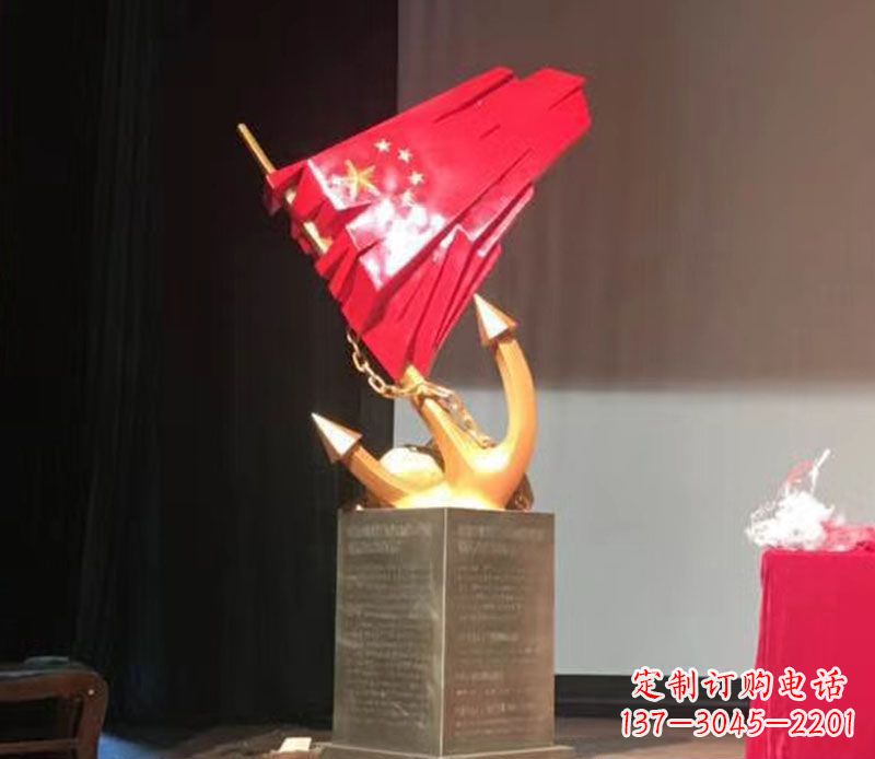 酒泉五星红旗雕塑传承中国革命精神