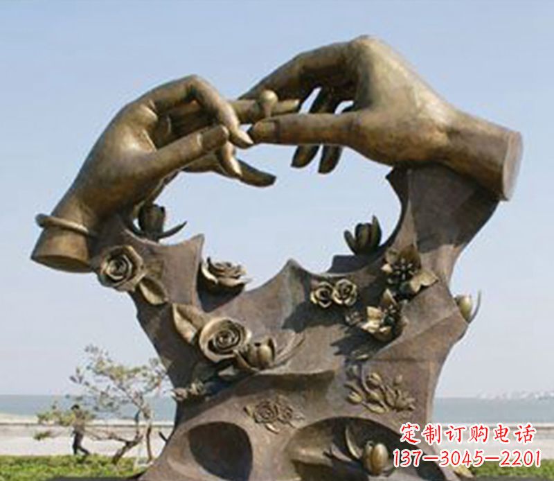 酒泉不锈钢戴戒指雕塑