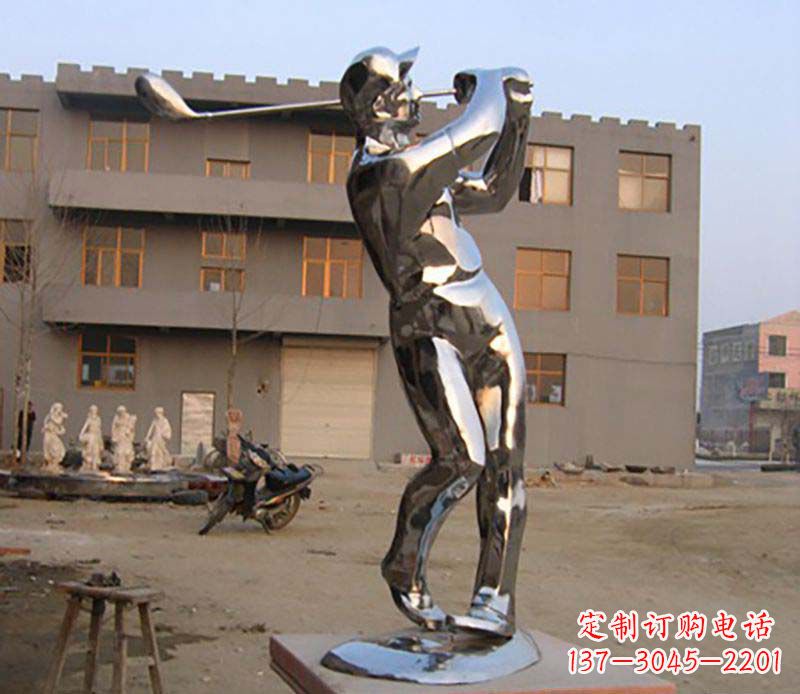 酒泉不锈钢高尔夫雕塑