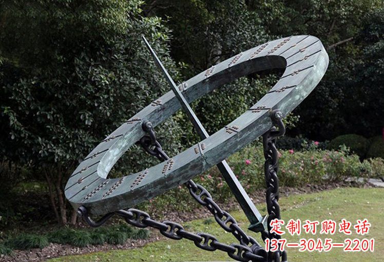 酒泉不锈钢广场日晷雕塑