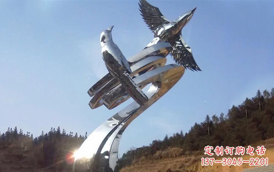 酒泉不锈钢动物雕塑——美化城市环境