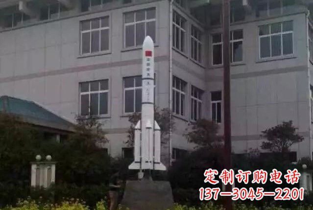 酒泉不锈钢火箭雕塑给城市带来无限美