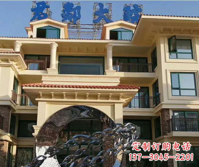 酒泉不锈钢鲤鱼跃龙门雕塑