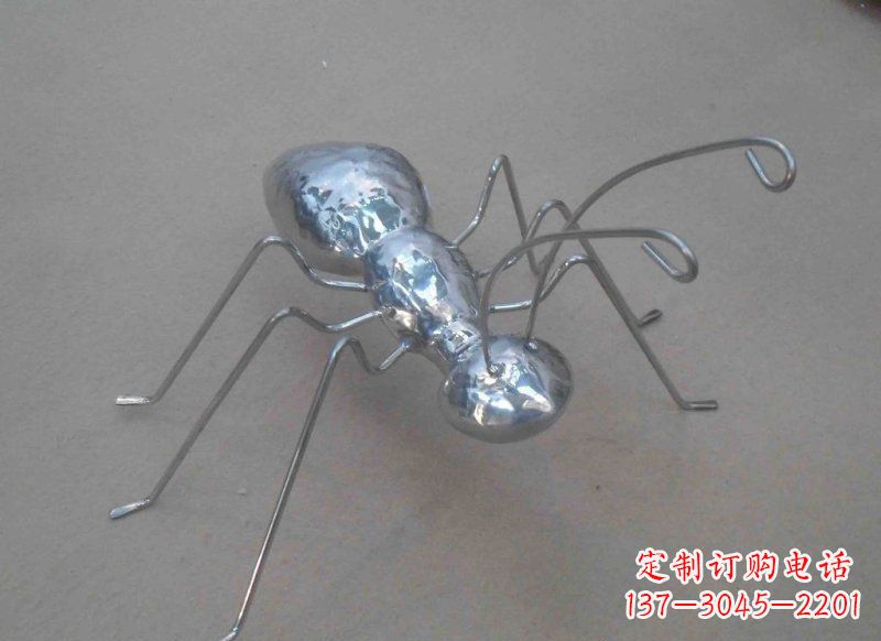 酒泉不锈钢蚂蚁公园动物雕塑 (2)