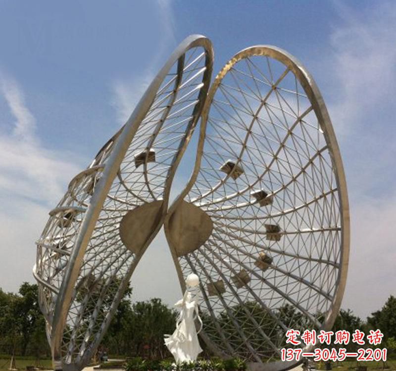 酒泉不锈钢美陈贝壳雕塑精美的艺术品