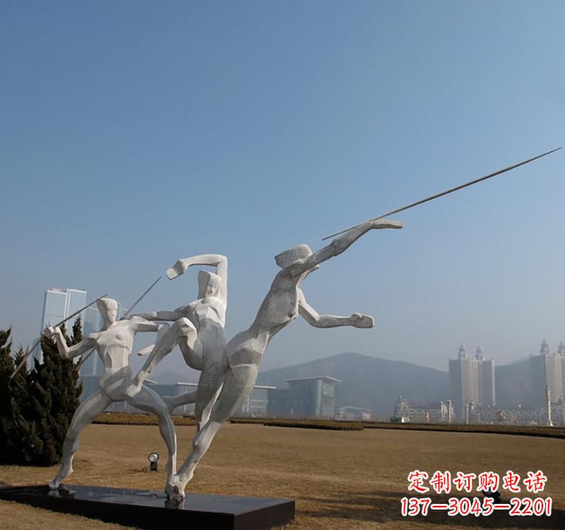 酒泉不锈钢标枪雕塑