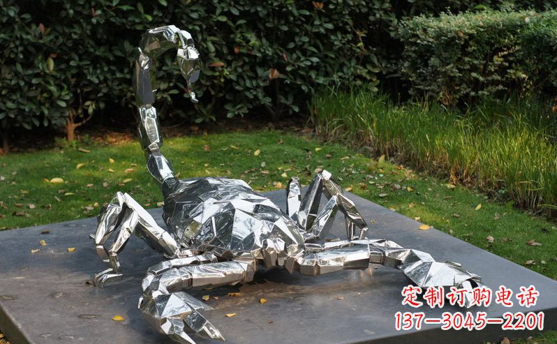 酒泉不锈钢蝎子雕塑