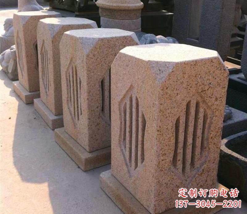 酒泉精美的大理石灯雕塑