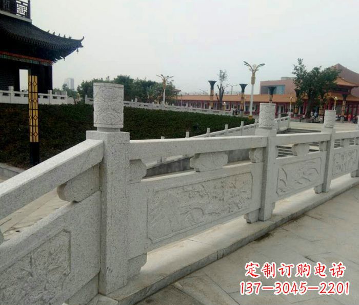 酒泉精美大理石栏板雕塑