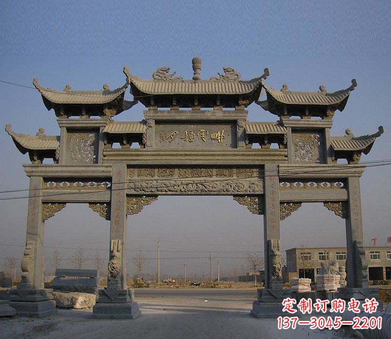酒泉大理石牌楼雕塑定制