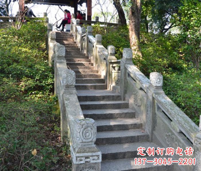 酒泉大理石寺庙石雕栏板 (3)
