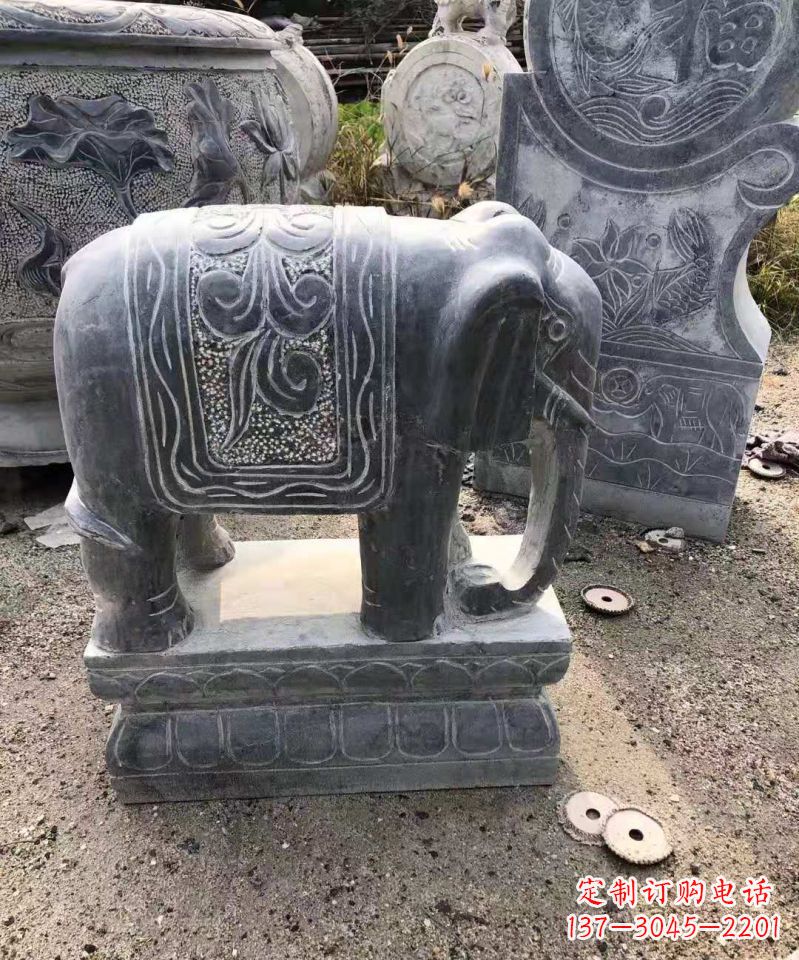 酒泉大理石大象雕塑