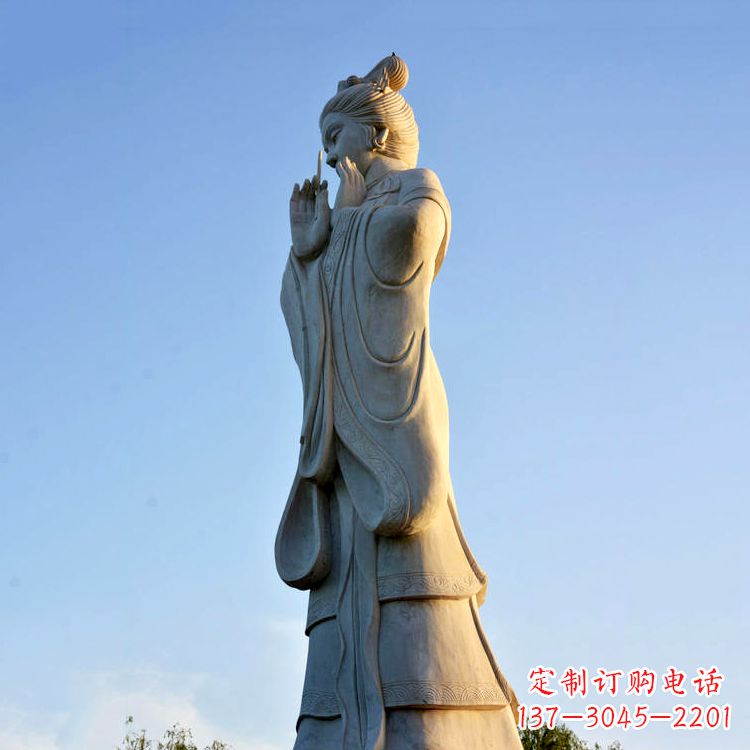 酒泉大型貂蝉雕塑-景区景点古代美女著名历史人物雕像