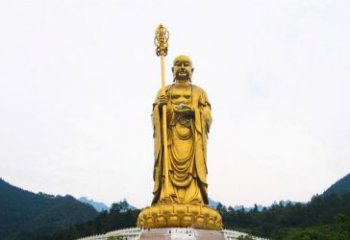 酒泉高端定制大型地藏菩萨铜雕