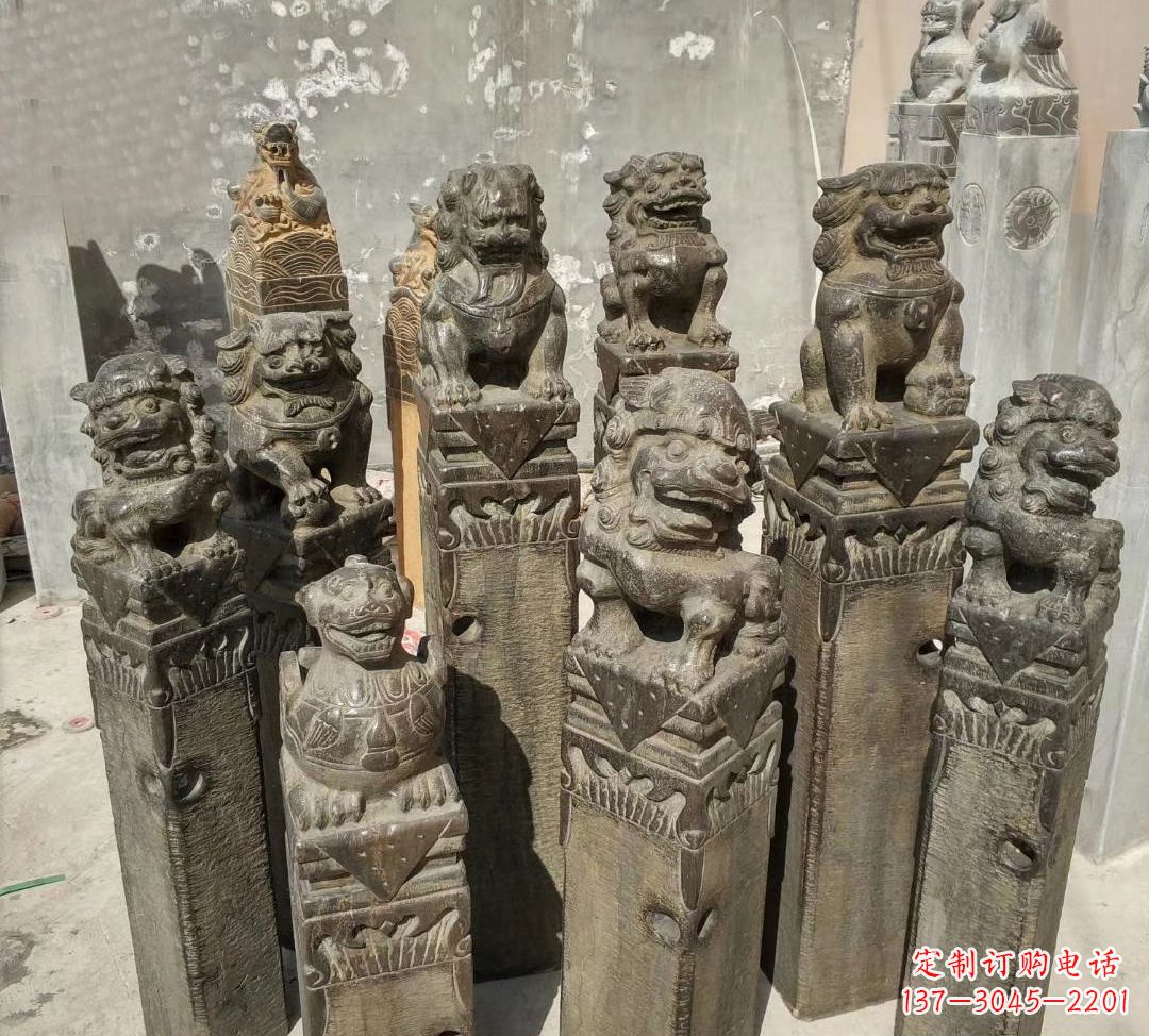 酒泉仿古马雕塑,高端定制艺术石雕
