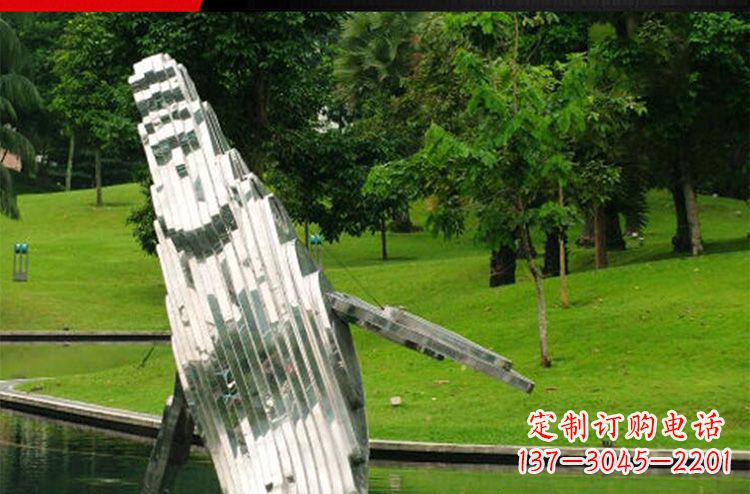 酒泉温馨活泼的不锈钢动物企鹅雕塑