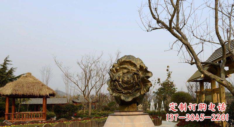 酒泉公园大白菜景观铜雕