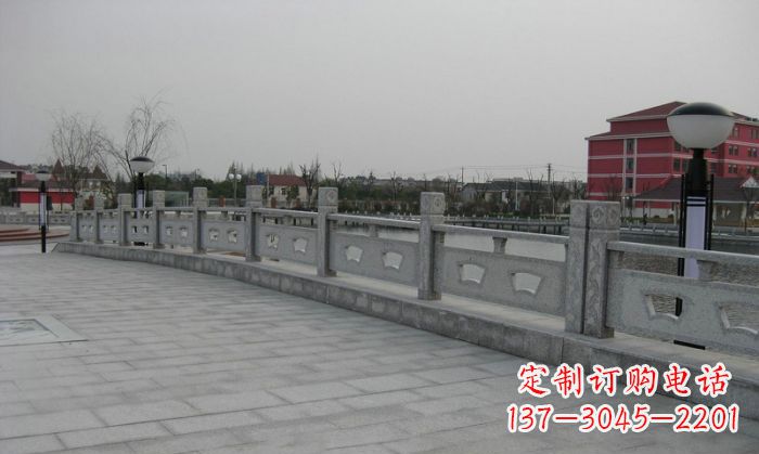 酒泉公园仿古石栏板 (2)