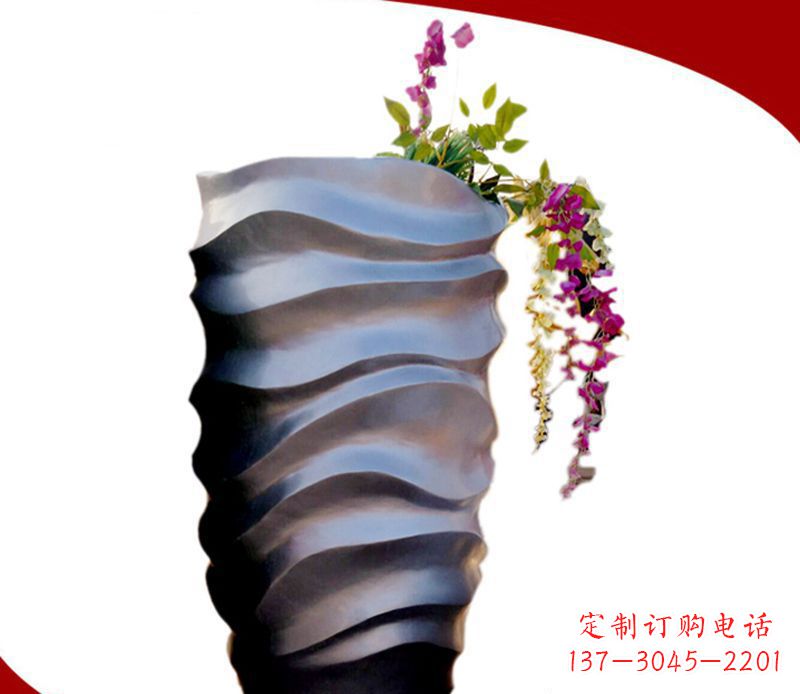 酒泉领雕塑花盆景观雕塑