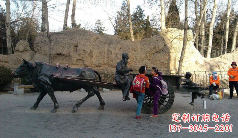 酒泉传承历史，记录岁月——领雕塑定制小孩雕塑