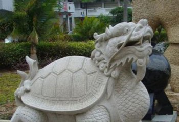 酒泉中领雕塑：古典神兽龙龟石雕精神的传承
