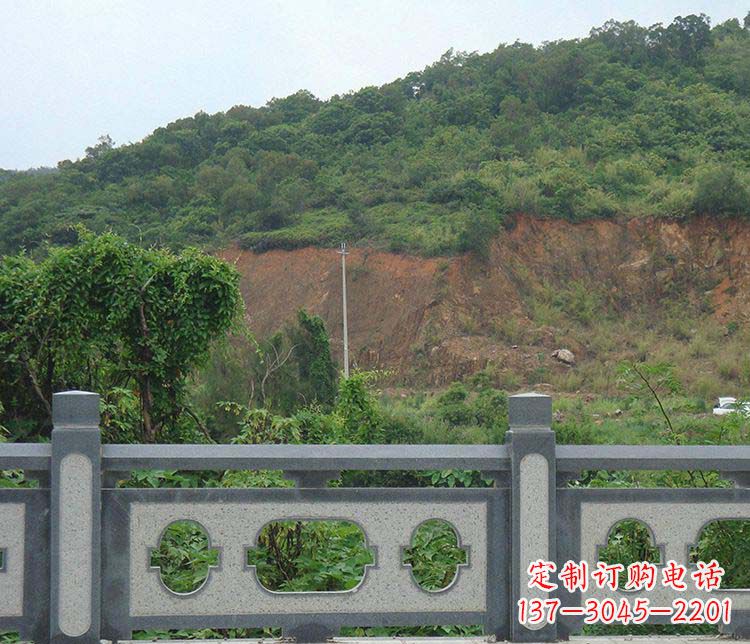 酒泉景区镂空仿古栏板石雕