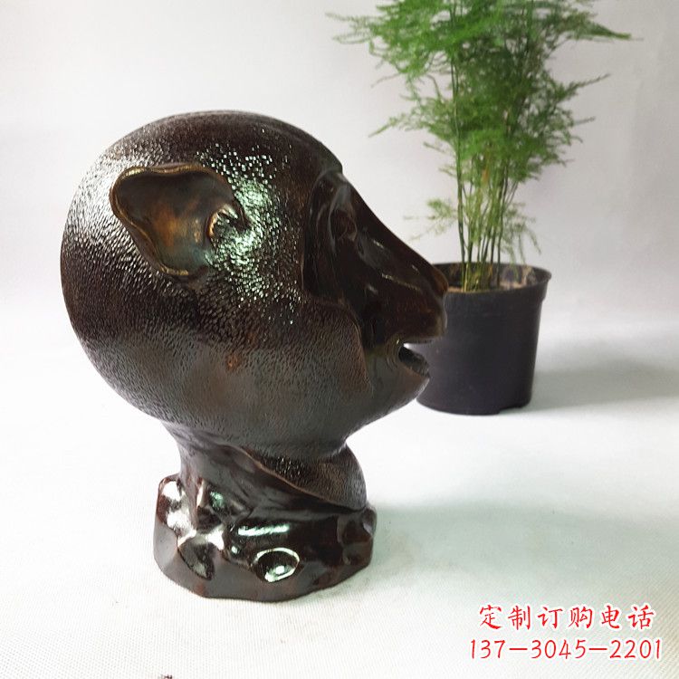 酒泉中领雕塑：精美艺术品——猴年生肖铜兽雕塑