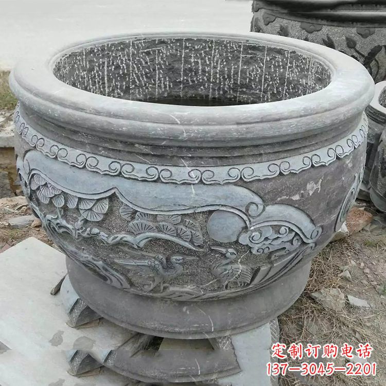 酒泉石刻园林鱼缸