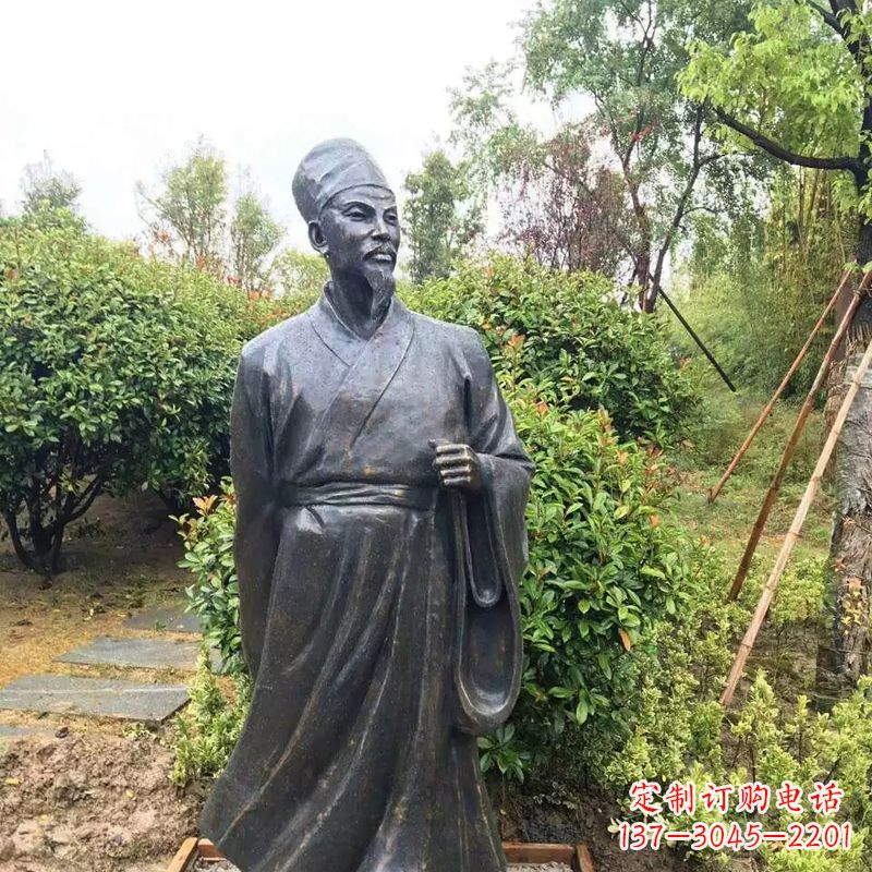 酒泉苏东坡铸铜历史文化名人雕像