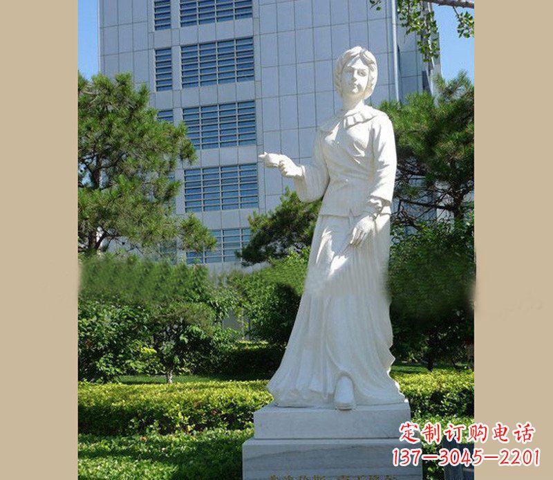 酒泉提灯天使弗洛伦斯·南丁格尔石雕