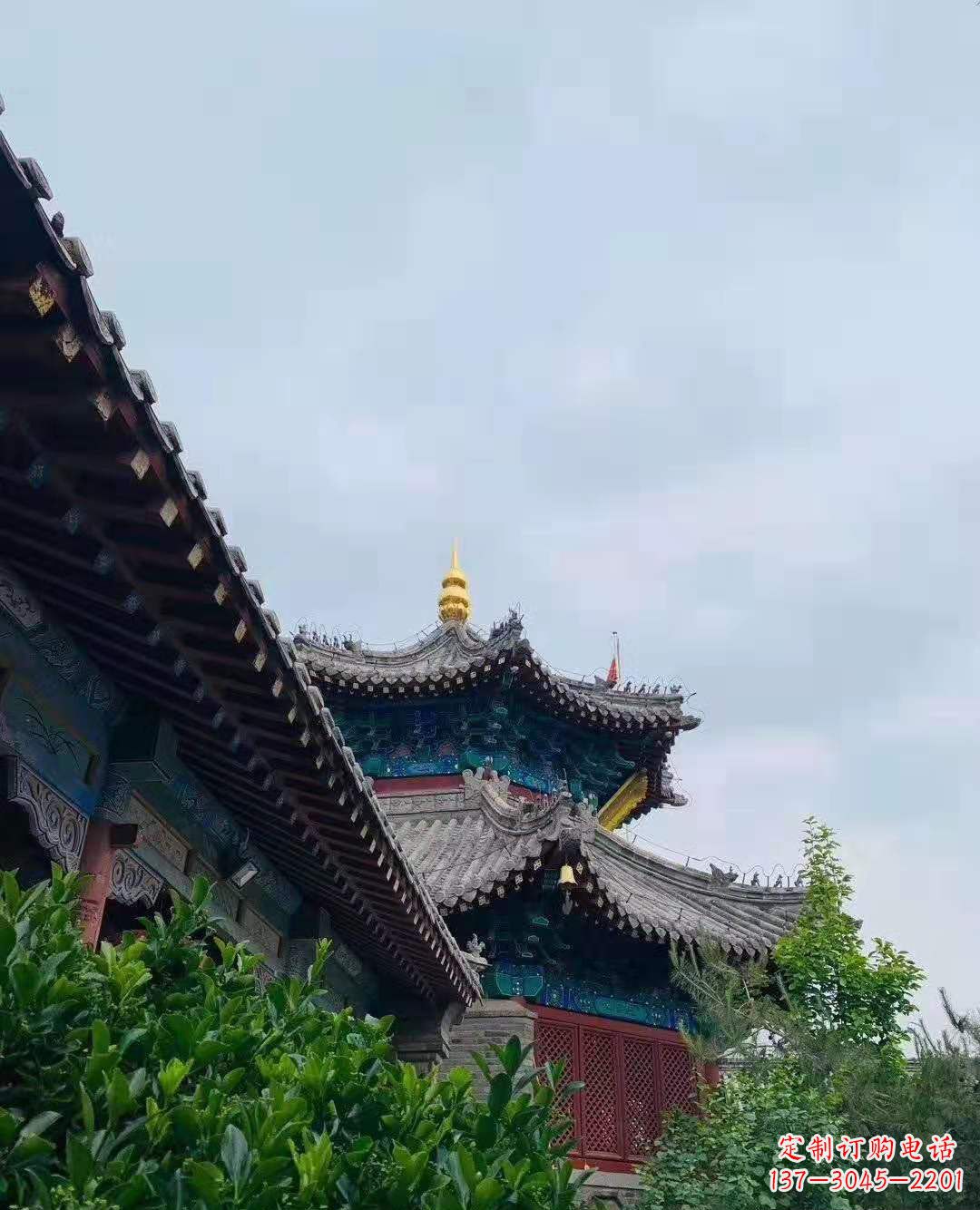 酒泉铜雕葫芦塔顶寺庙摆件 