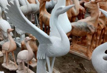 酒泉丹顶鹤雕塑，令您汲取自然之美