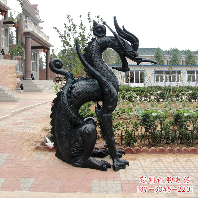 酒泉西方龙动物神兽雕塑
