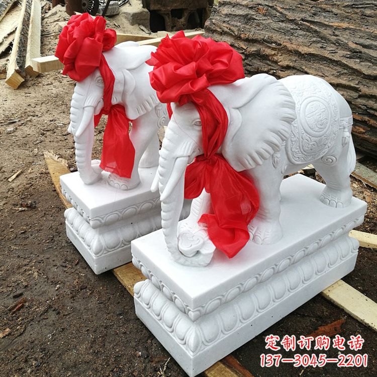 酒泉现代石雕大象