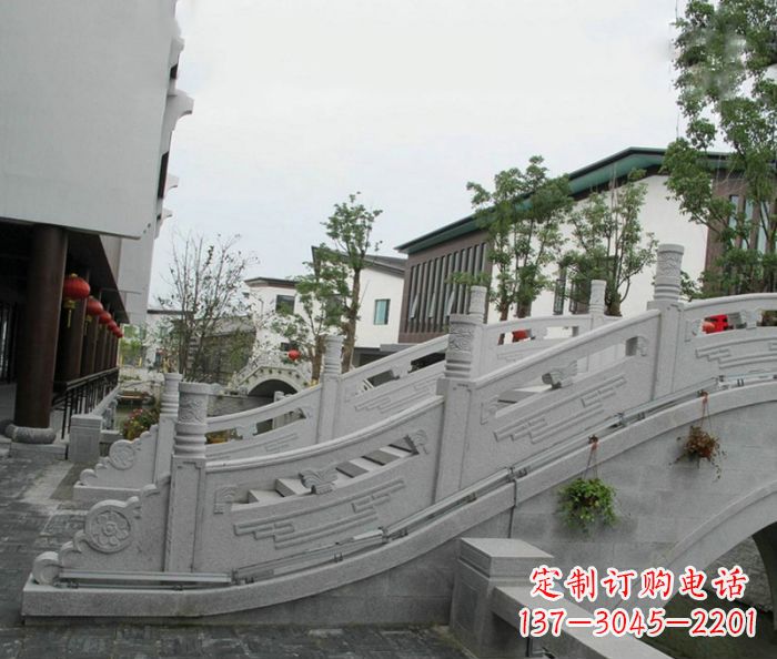 酒泉小区景观大理石拱桥