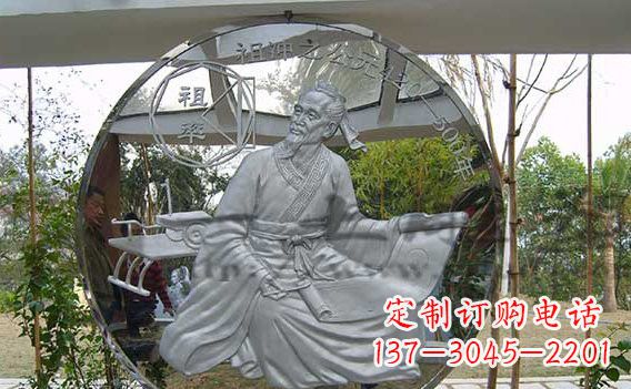 酒泉校园不锈钢名人浮雕