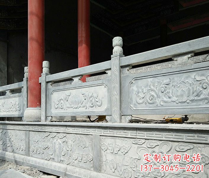 酒泉园林仿古石栏板景观石雕_1 (3)