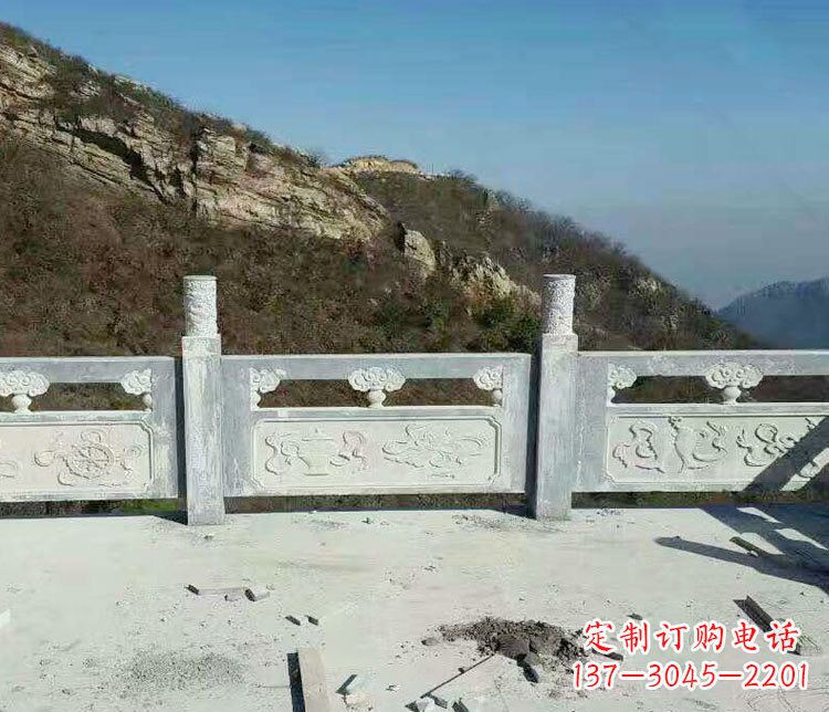 酒泉园林仿古石栏板景观石雕_2 (3)