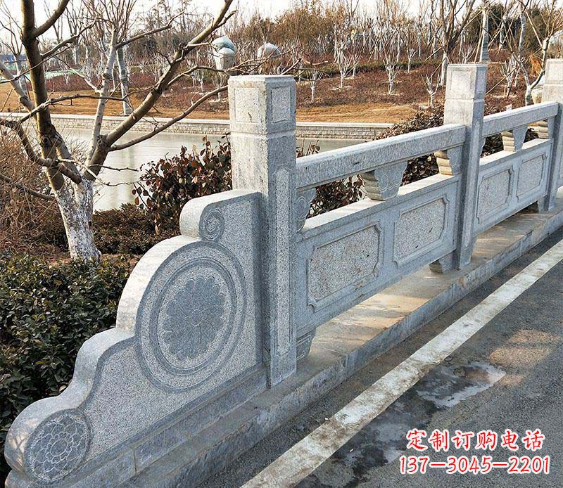 酒泉园林仿古石栏板景观石雕_1
