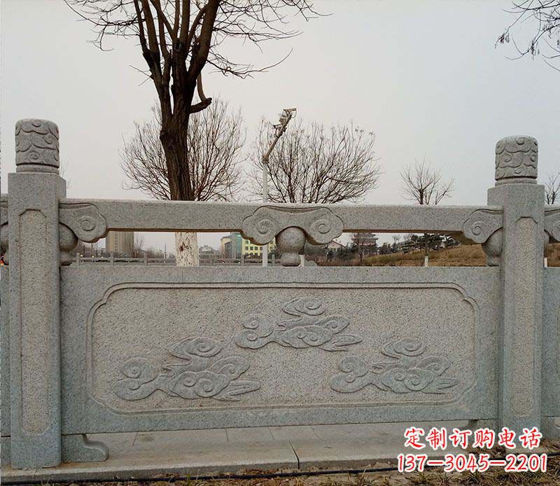 酒泉园林护城河石栏板景观石雕