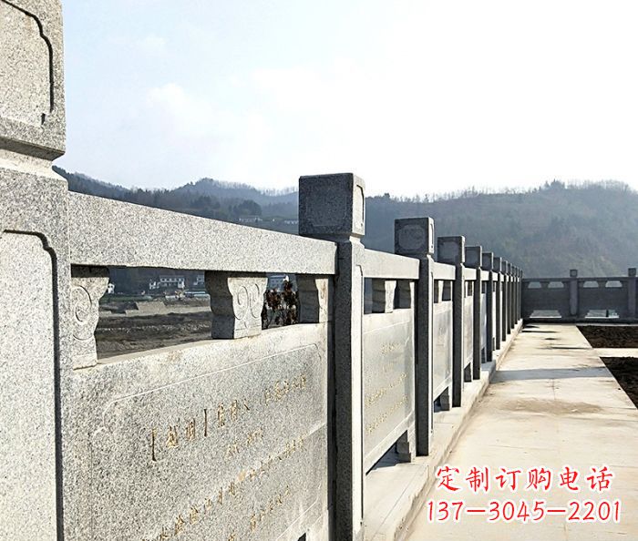 酒泉园林景观大理石栏板石雕 (14)