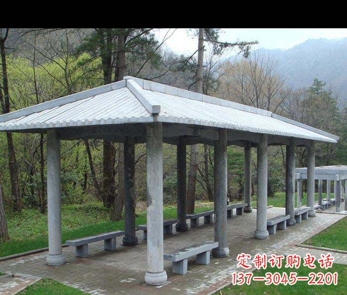 酒泉园林景观仿古石雕长廊