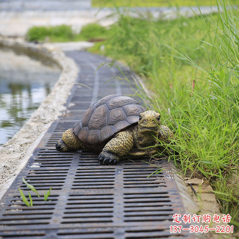 酒泉园林水景动物仿真乌龟雕塑