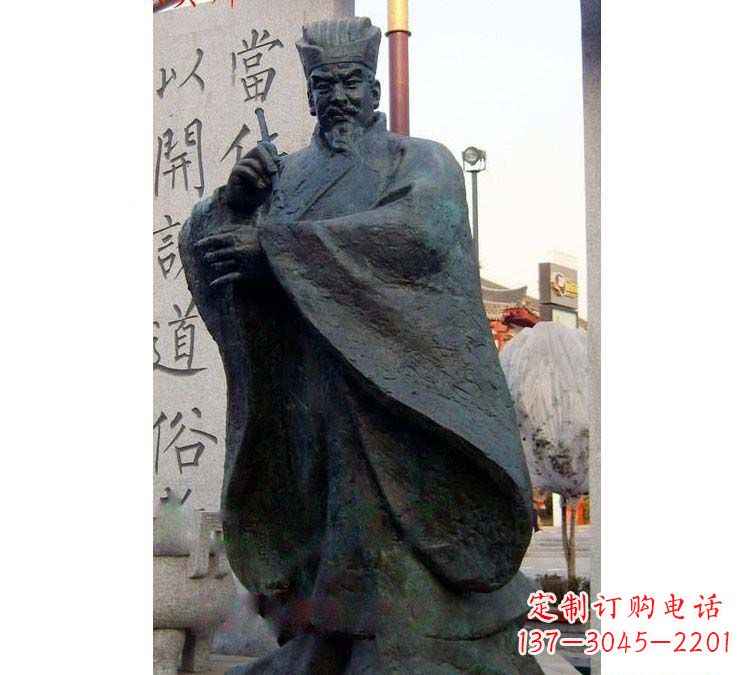 酒泉铸铜古代名人颜真卿